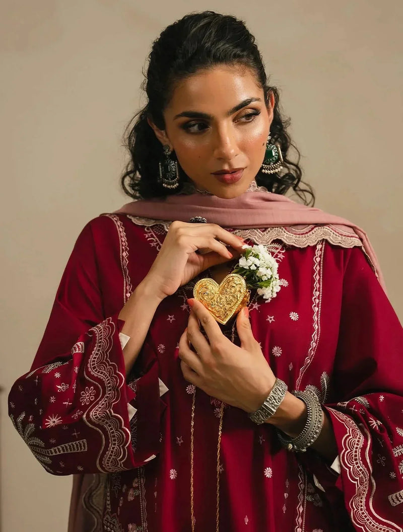 Amber Sarya | Embroidered Lawn 3-Piece