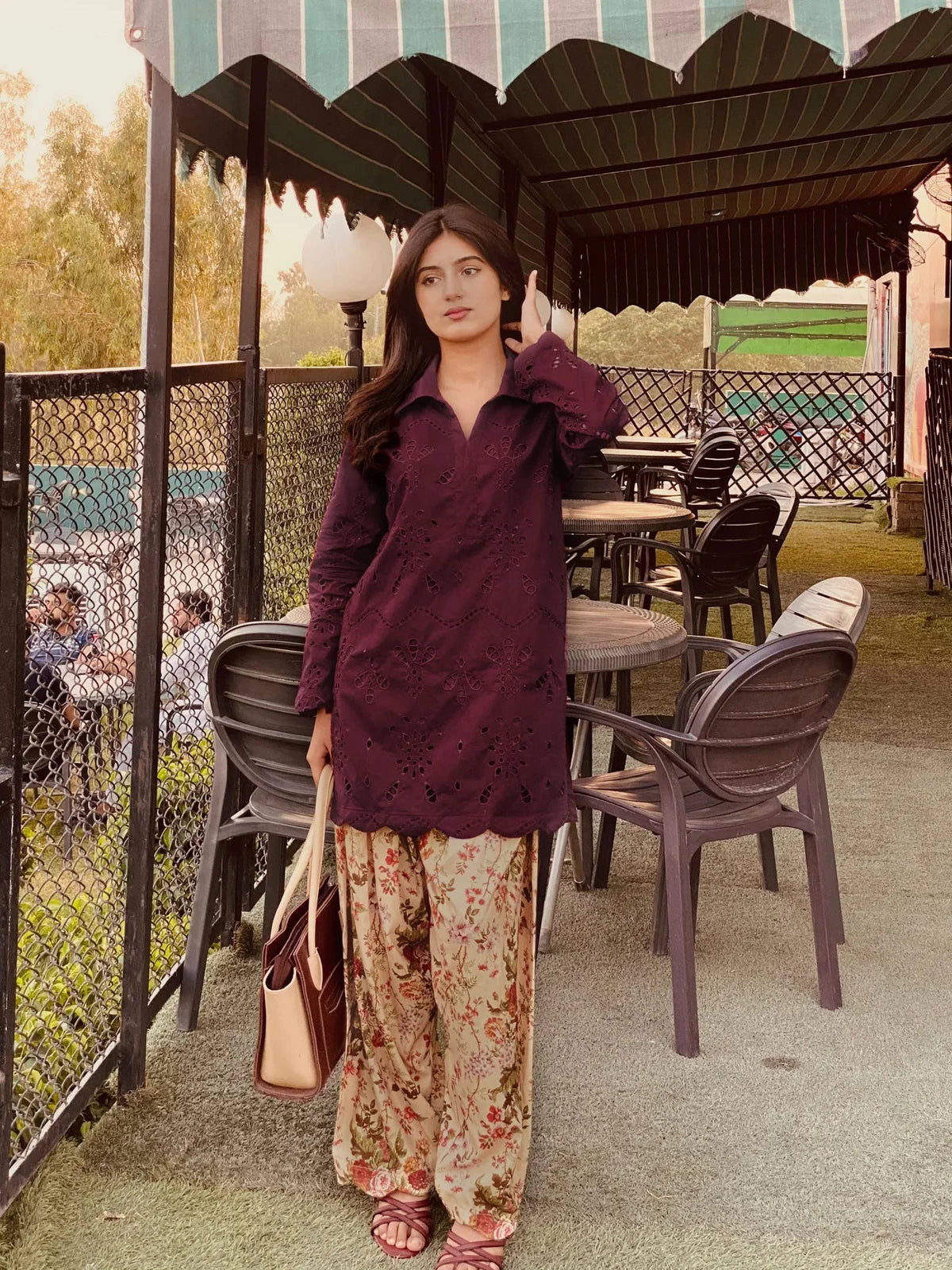 Arisha embroidered cotton 2-piece by NAAZPOSH