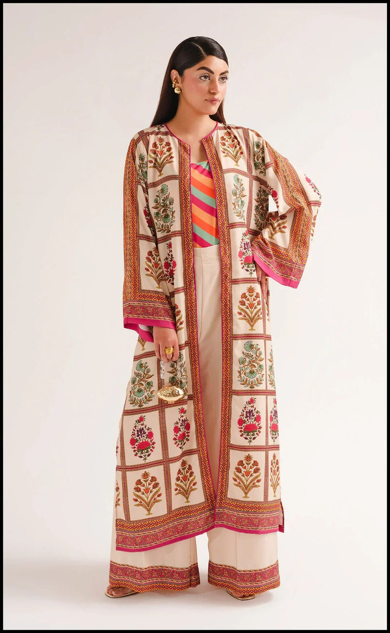 Ambar | Printed Silk 3-Piece