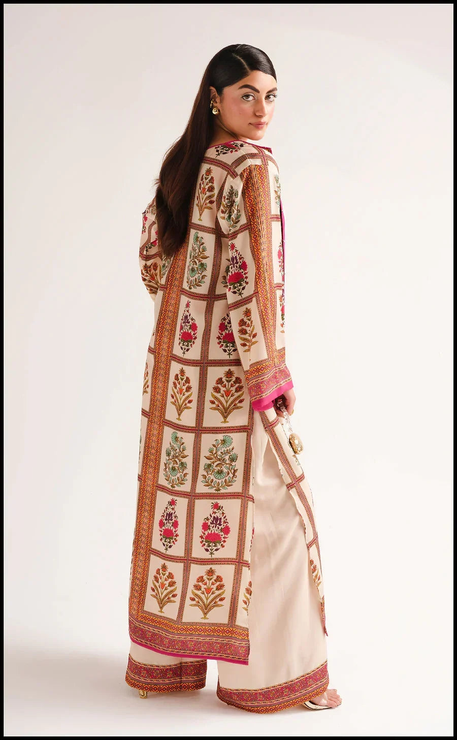 Ambar printed silk 3-piece by NAAZPOSH