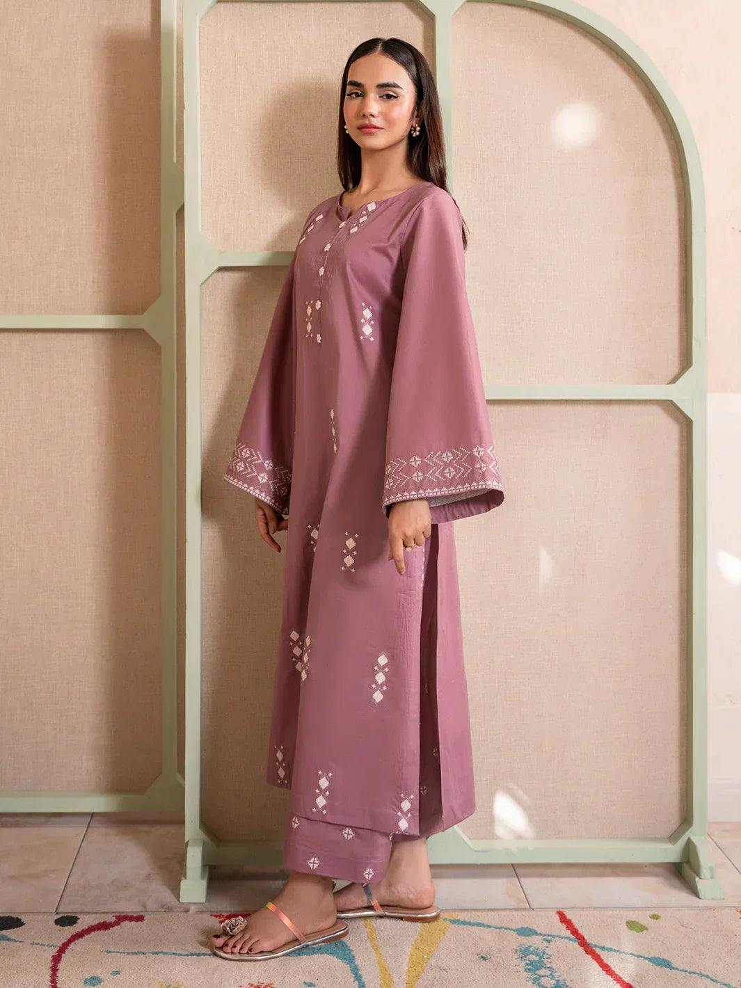 Mahii cotton stitched suit by NAAZPOSH