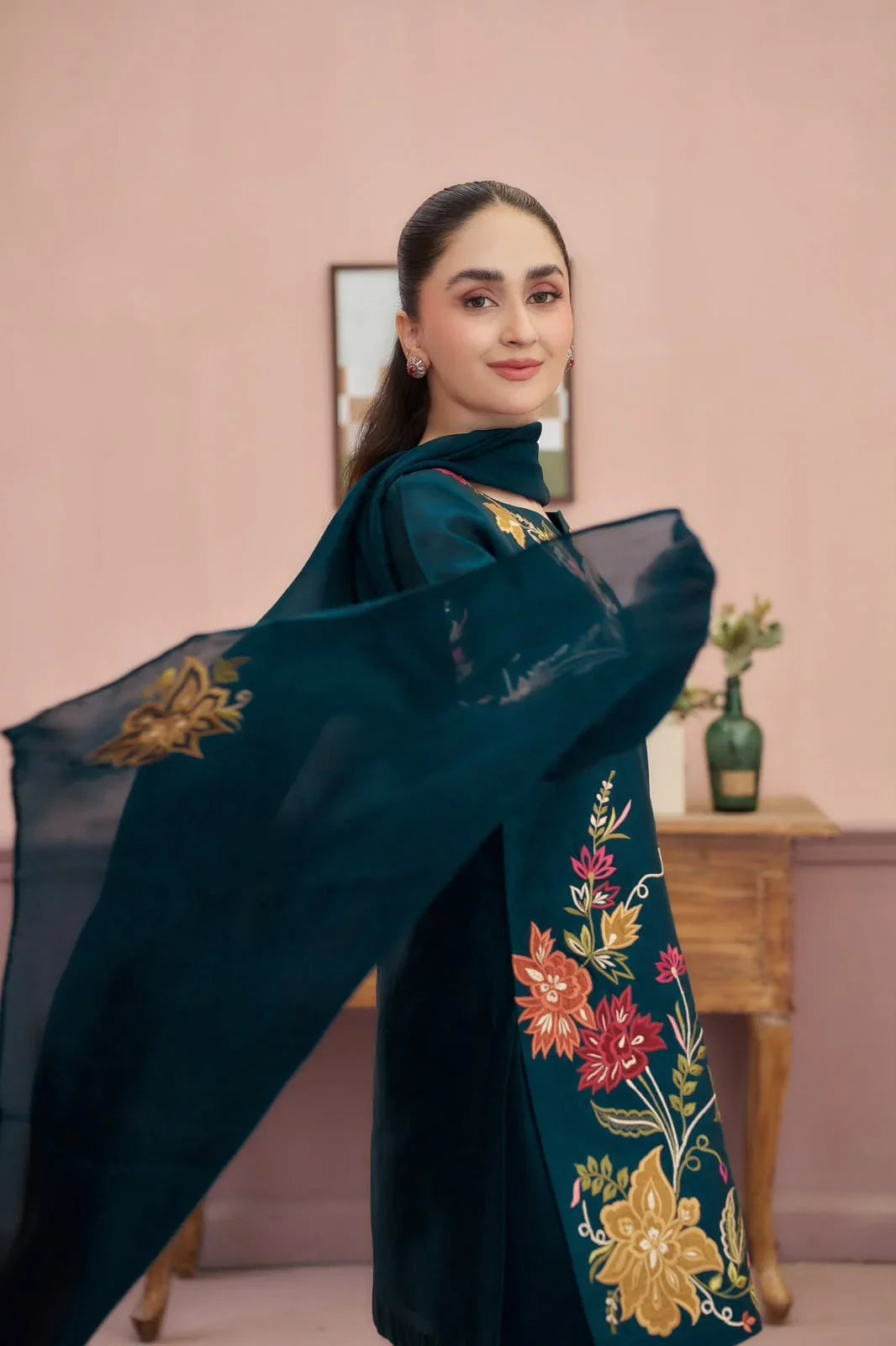 Amal embroidered cotton 2-piece by NAAZPOSH