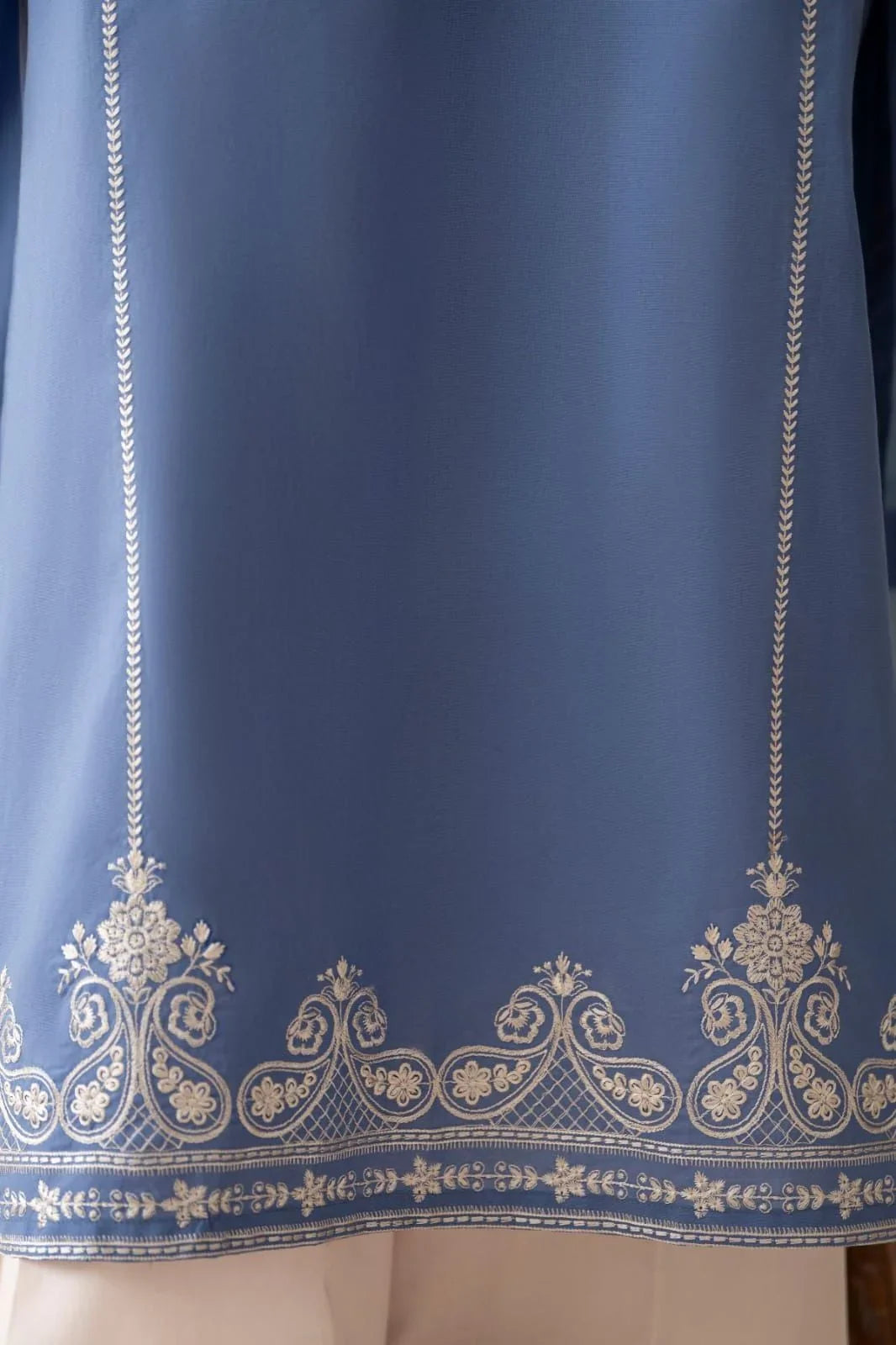 Nayab embroidered dhanak 3-piece by NAAZPOSH