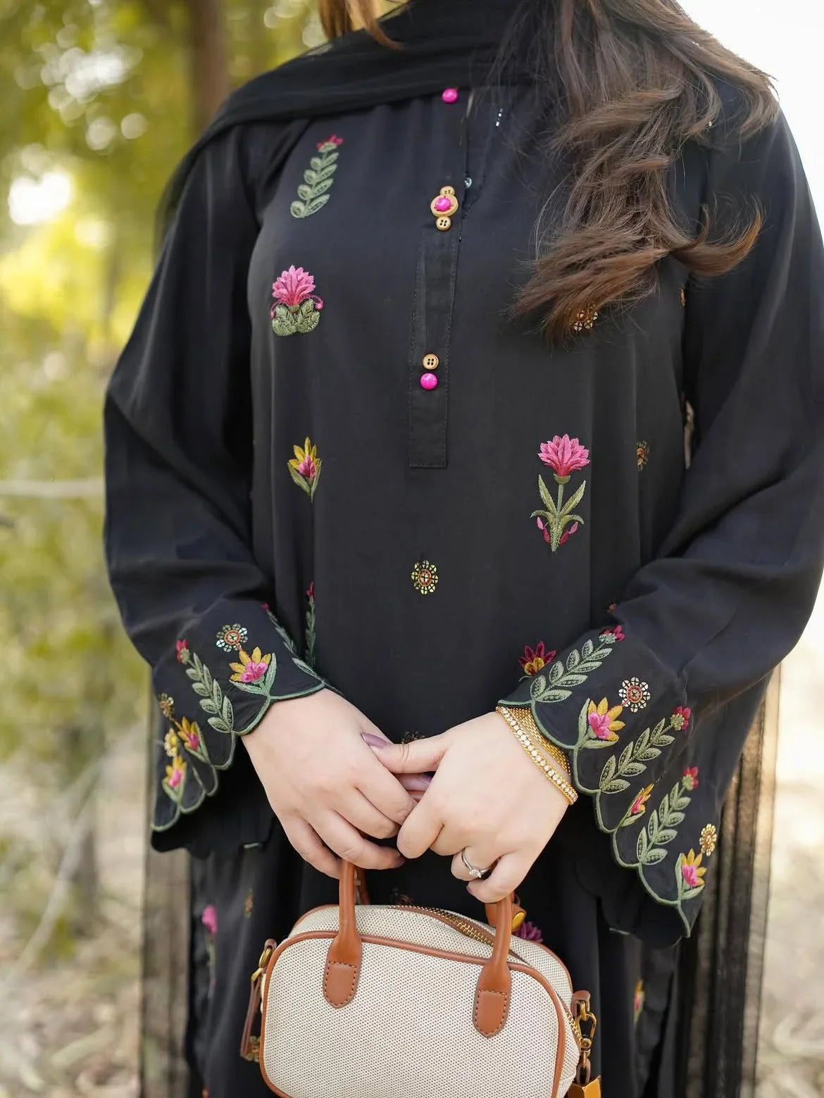 Mala embroidered cotton 3-piece by NAAZPOSH