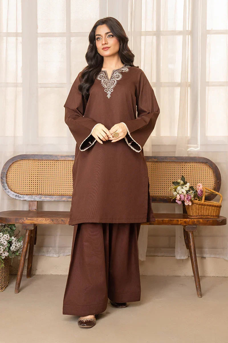 Natasha embroidered cotton 2-piece by NAAZPOSH