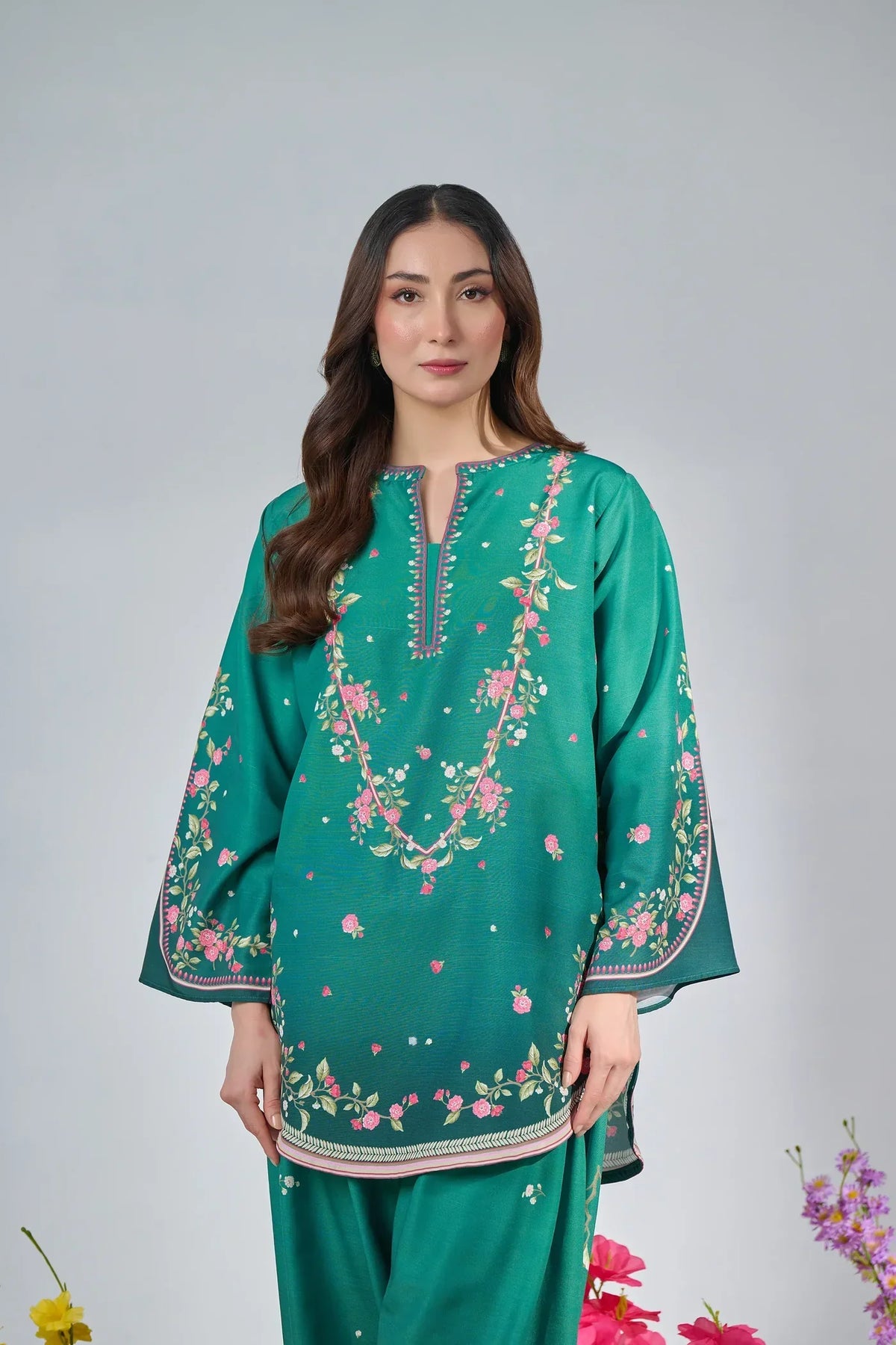 Naqoosh raw silk 2-piece by NAAZPOSH