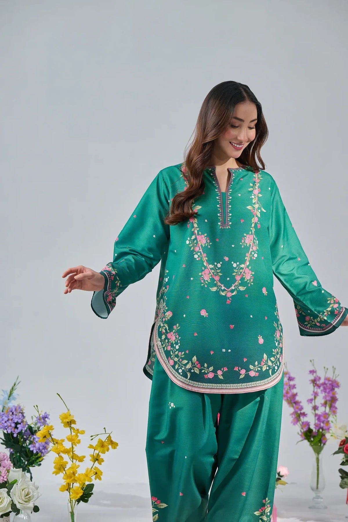 Naqoosh raw silk 2-piece by NAAZPOSH