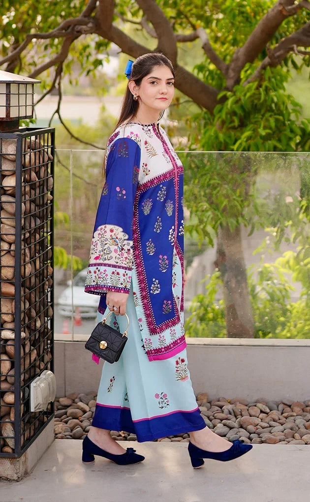 Sky silky lawn 2-piece by NAAZPOSH