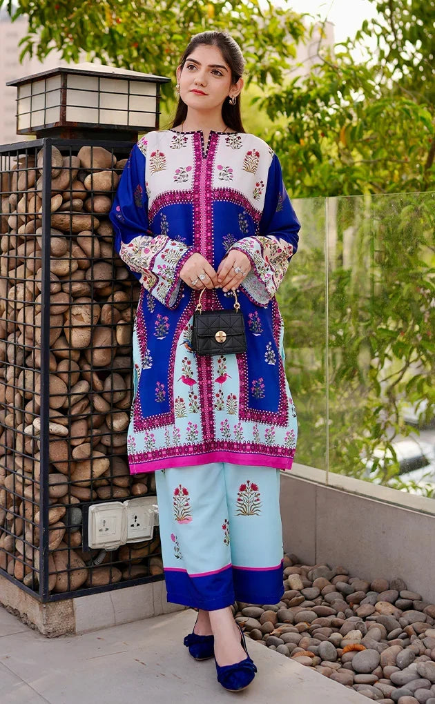 Sky silky lawn 2-piece by NAAZPOSH