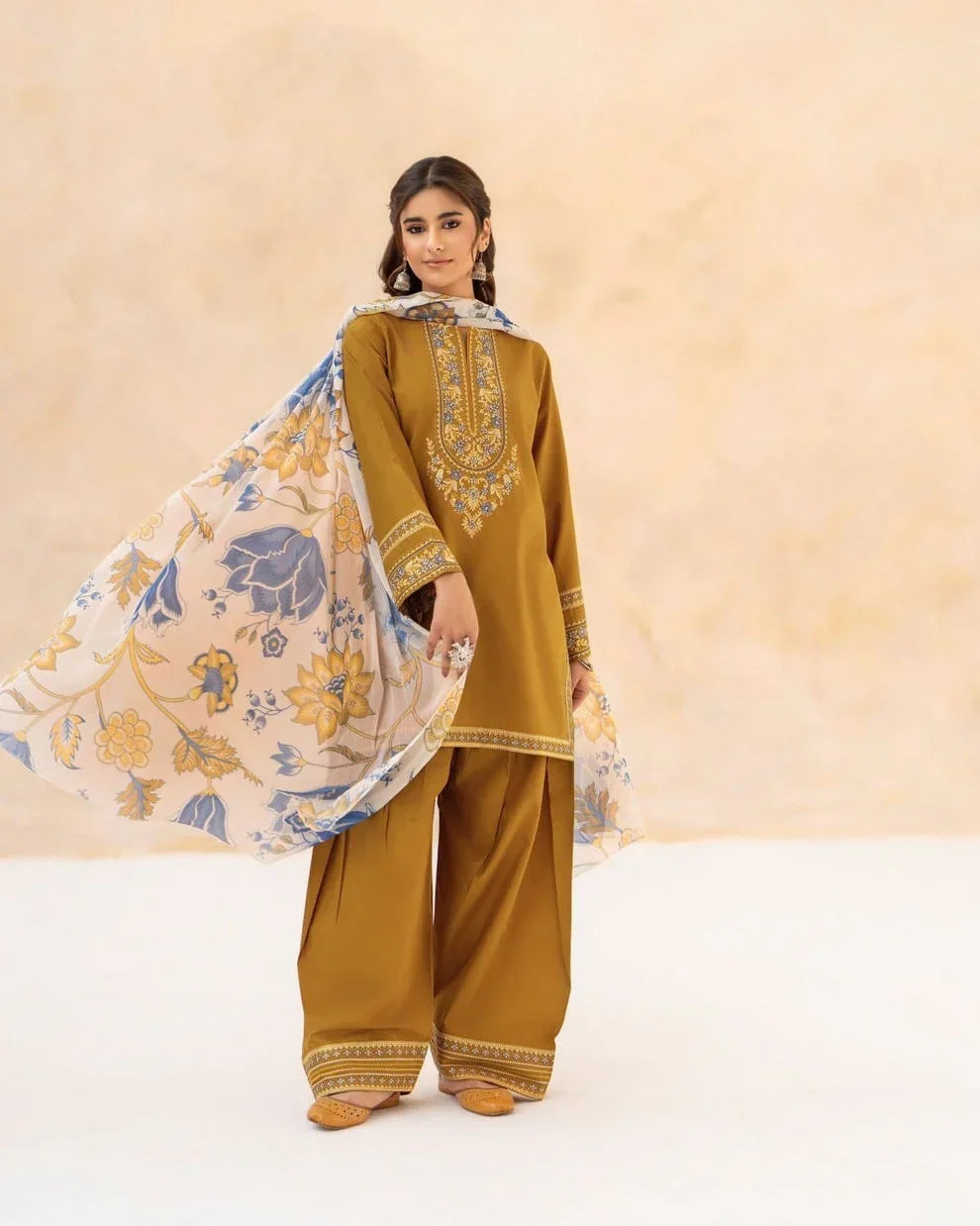 Ezzah cotton 3-piece by NAAZPOSH