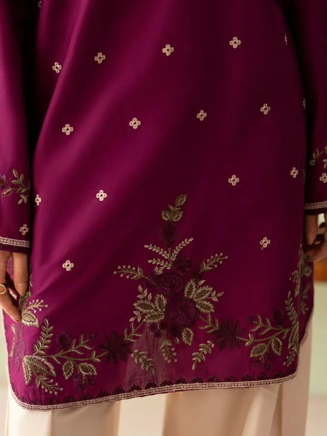 Maham embroidered cotton 3-piece by NAAZPOSH