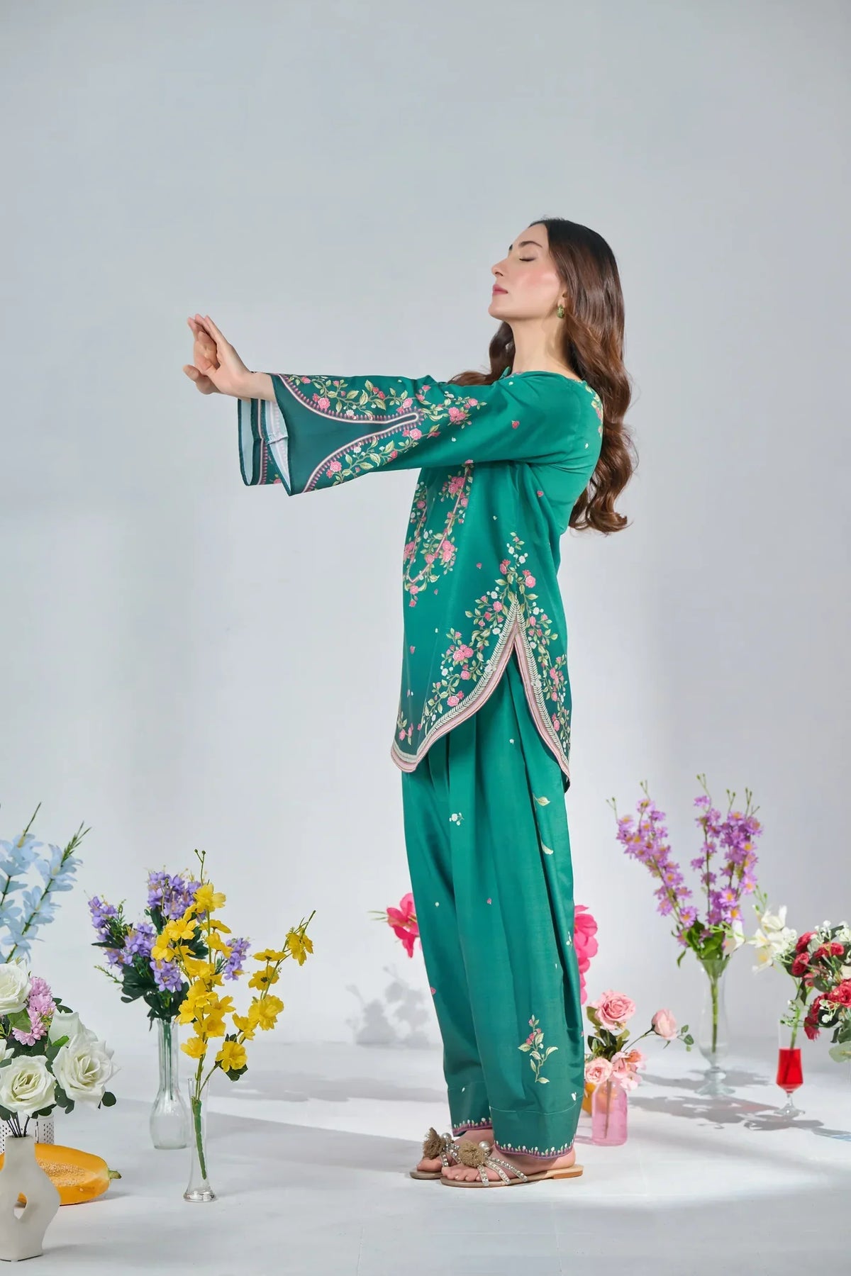 Naqoosh raw silk 2-piece by NAAZPOSH