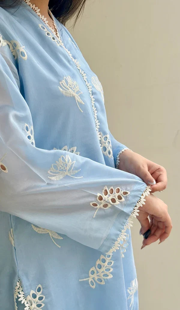 Soft Chikankari cotton 3-piece by NAAZPOSH