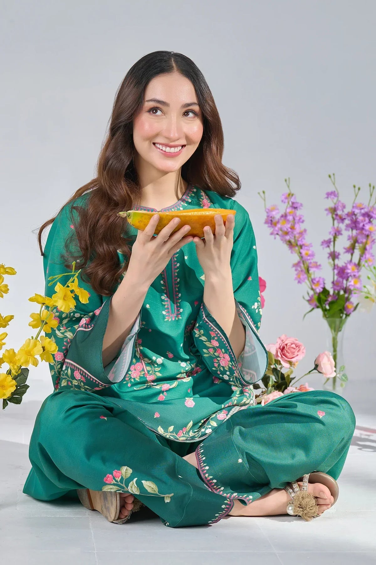 Naqoosh raw silk 2-piece by NAAZPOSH