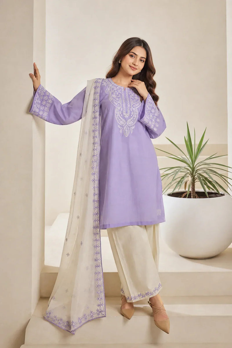 Ruhee | Printed Cotton 3-Piece