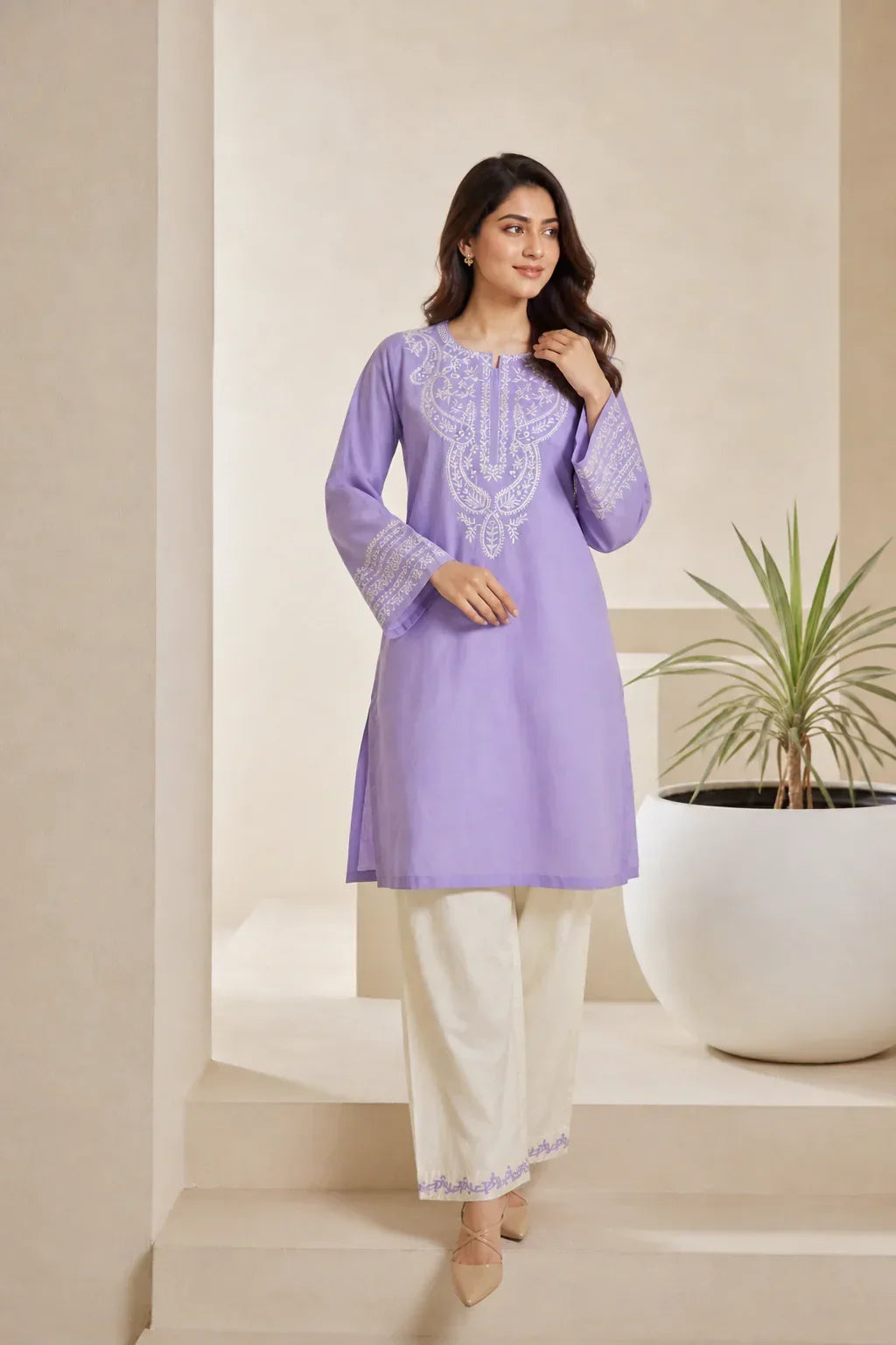 Ruhee printed cotton 3-piece by NAAZPOSH