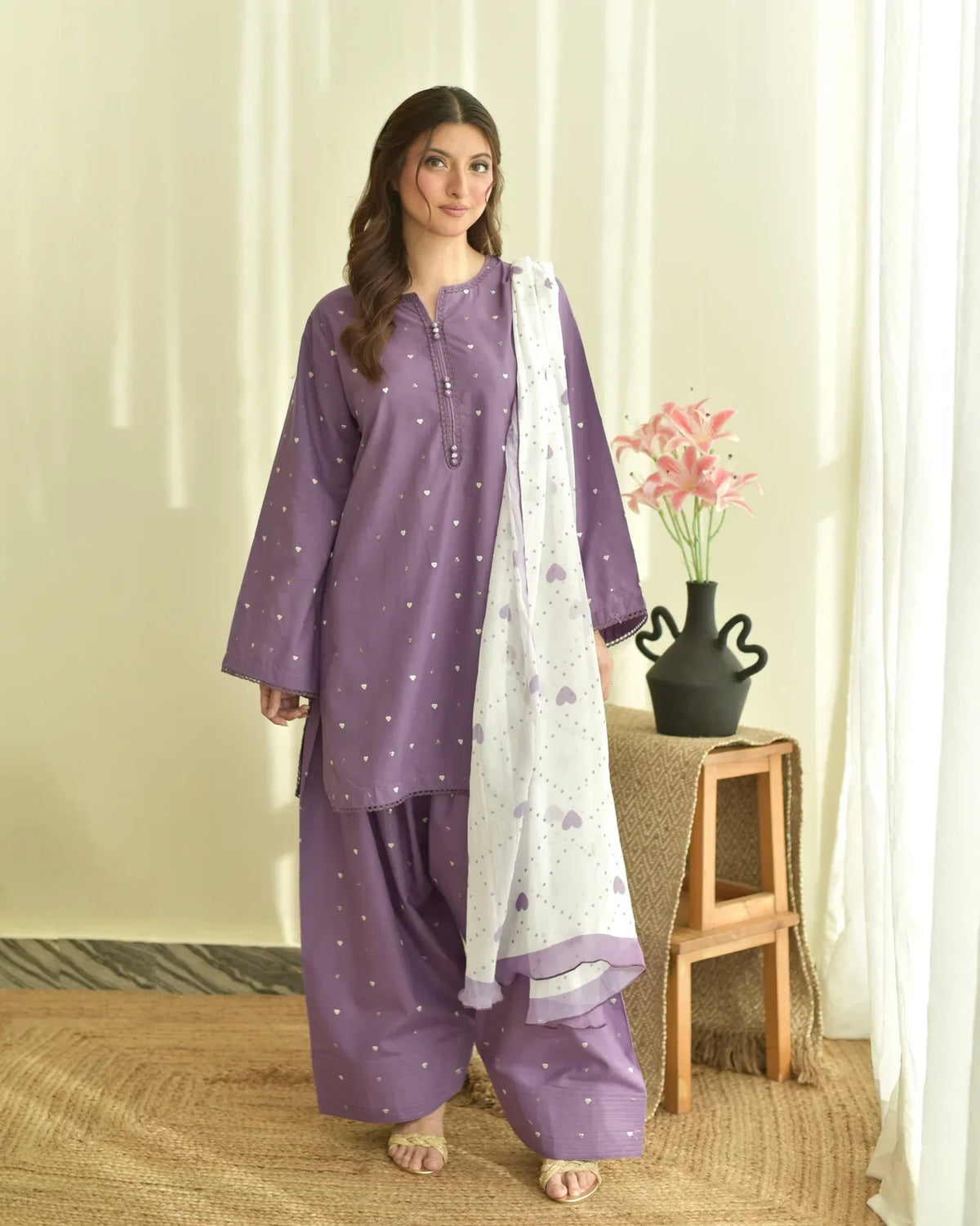 Miraal printed cotton 3-piece by NAAZPOSH