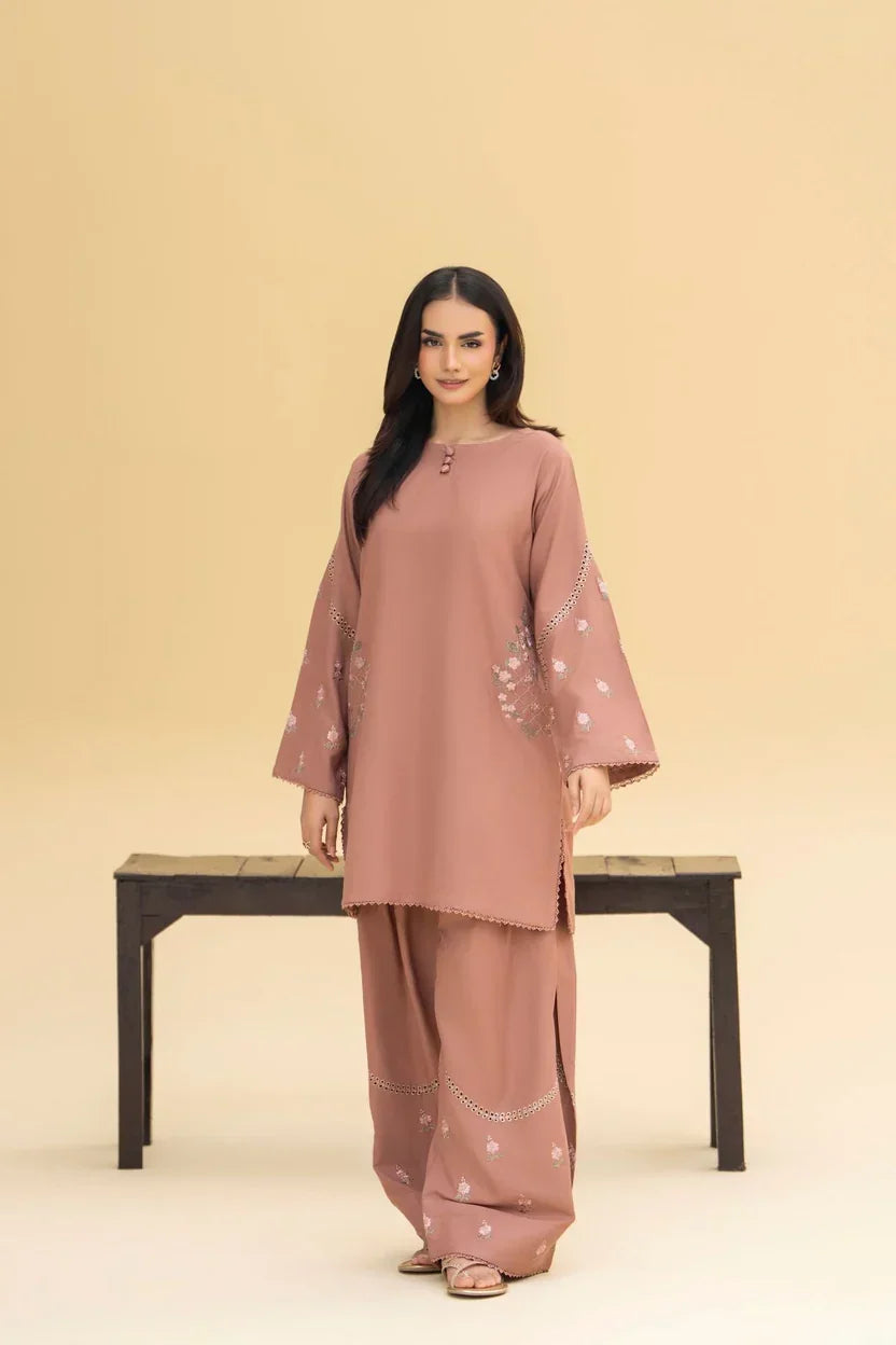 Hazel embroidered cotton 2-piece by NAAZPOSH