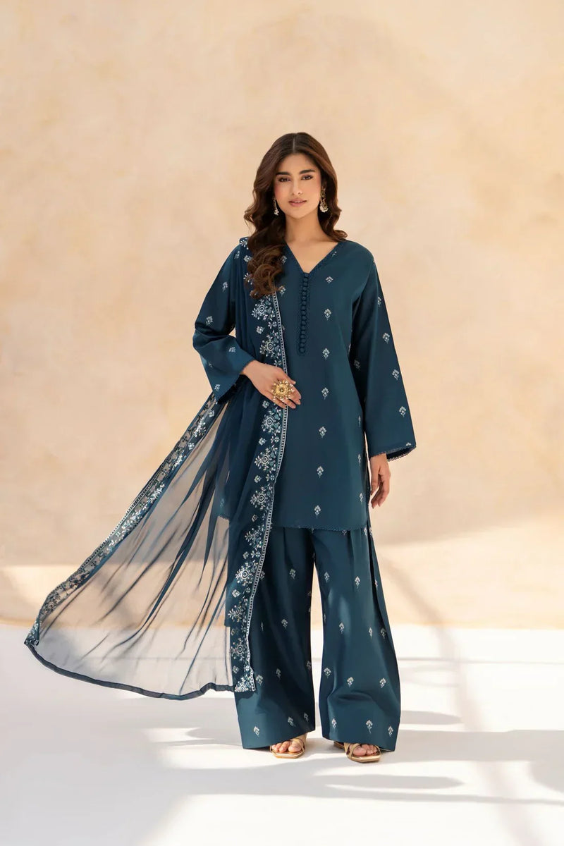 Anaya | Embroidered Cotton 3-Piece
