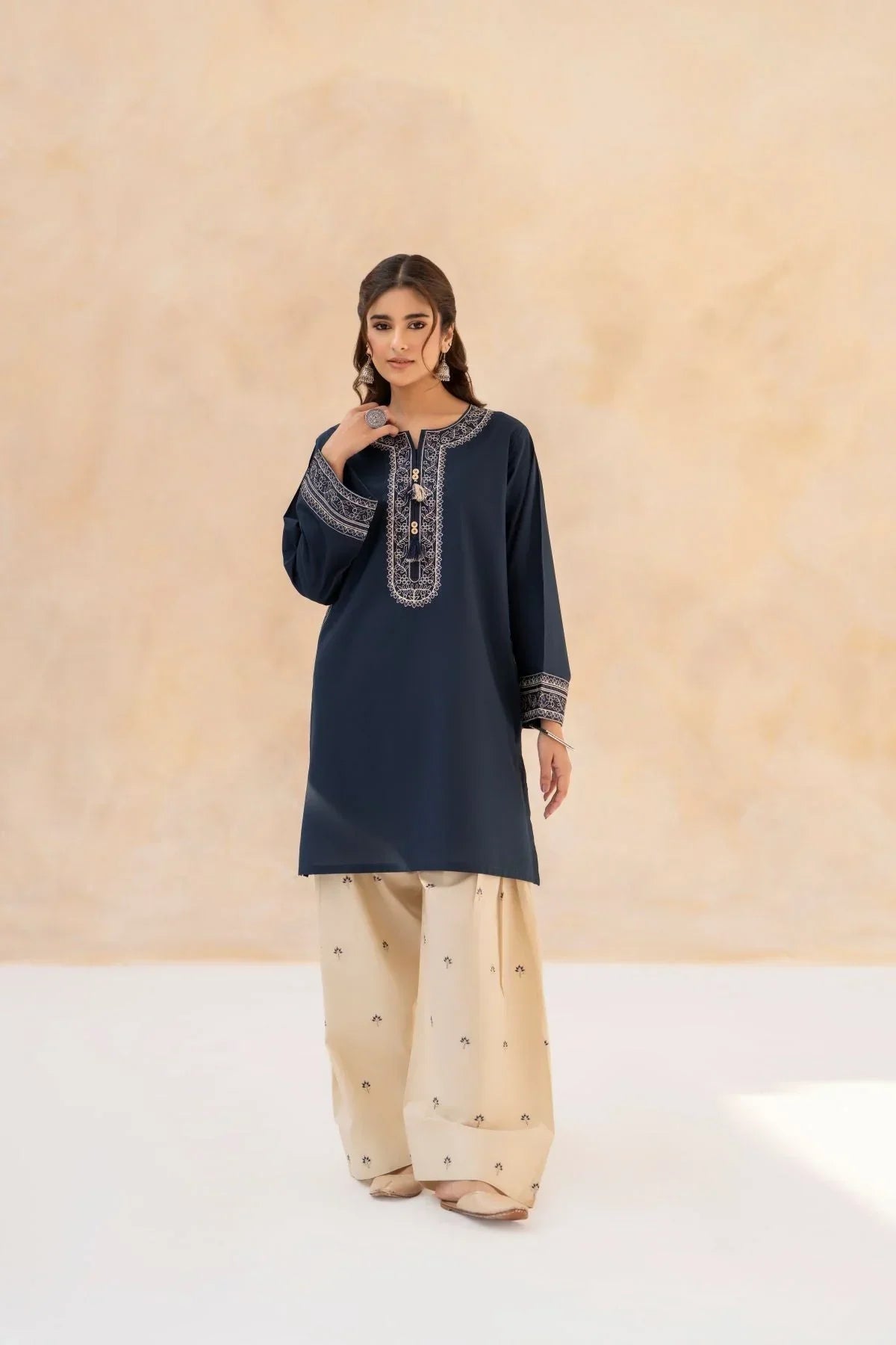 Sunset printed cotton 3-piece by NAAZPOSH