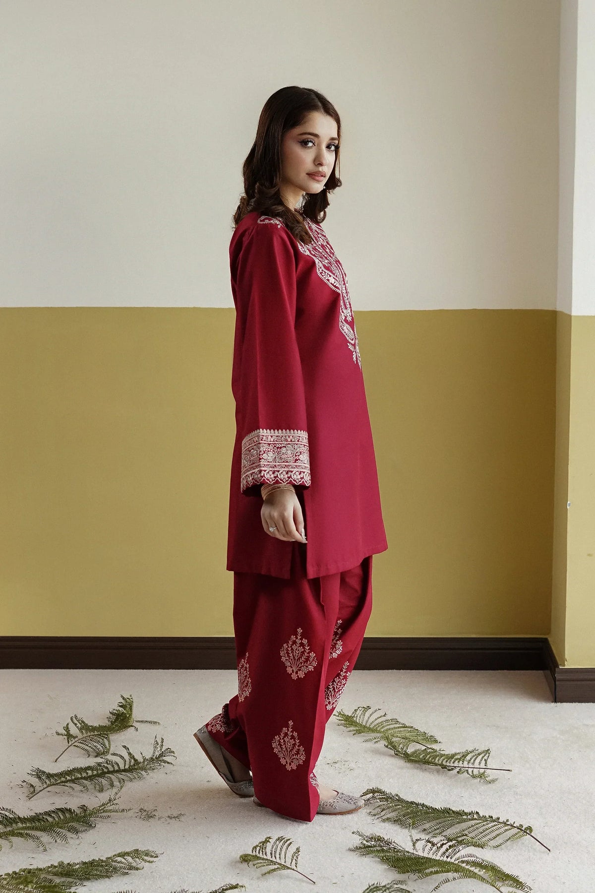 Nisha embroidered lawn 2-piece by NAAZPOSH