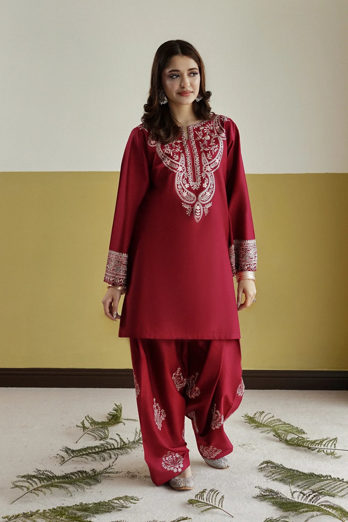 Nisha embroidered lawn 2-piece by NAAZPOSH