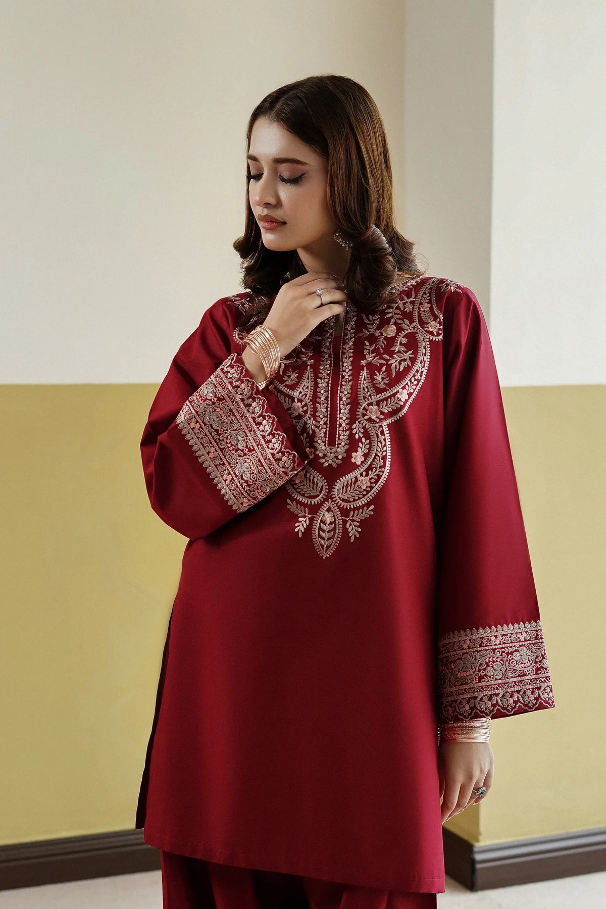 Nisha embroidered lawn 2-piece by NAAZPOSH