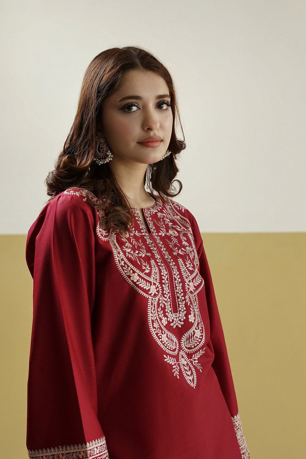 Nisha embroidered lawn 2-piece by NAAZPOSH