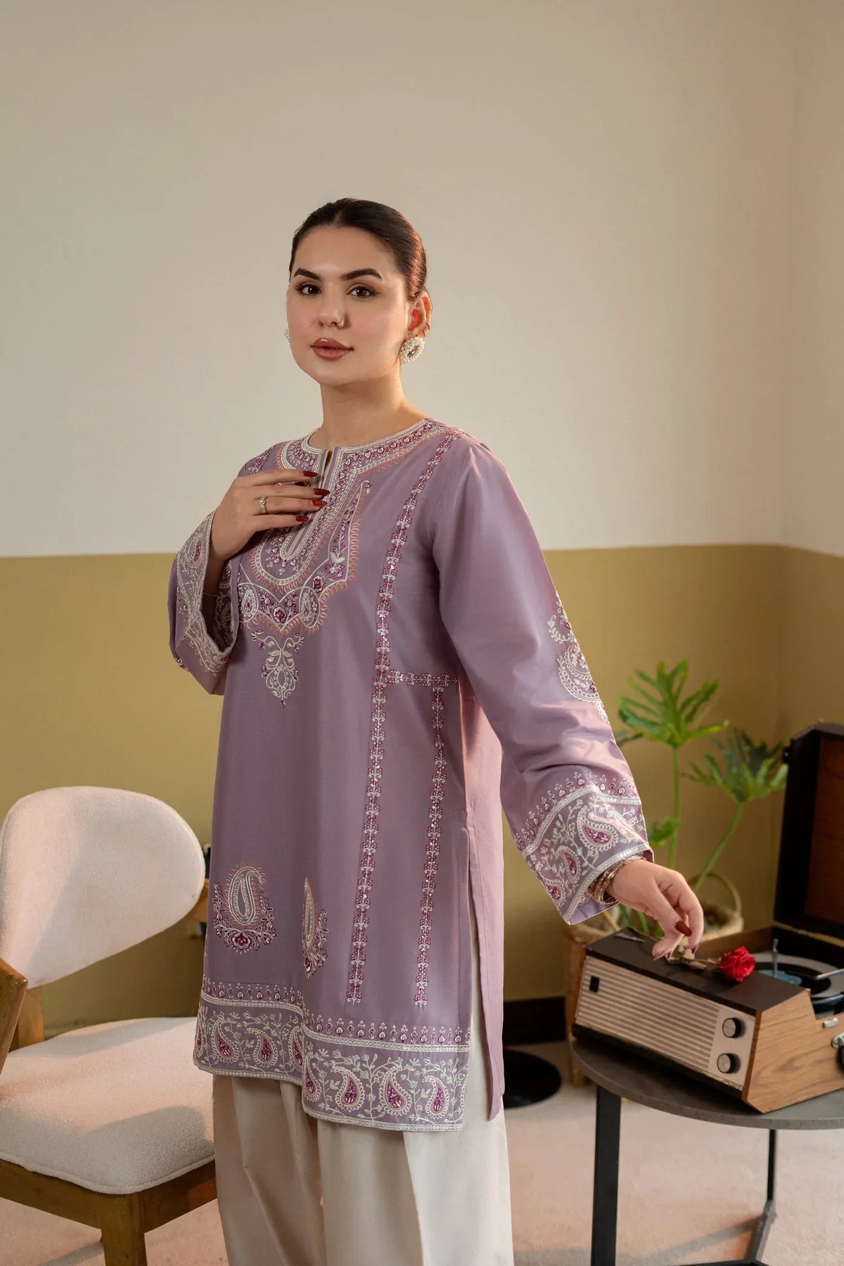 Elsa embroidered lawn 2-piece by NAAZPOSH