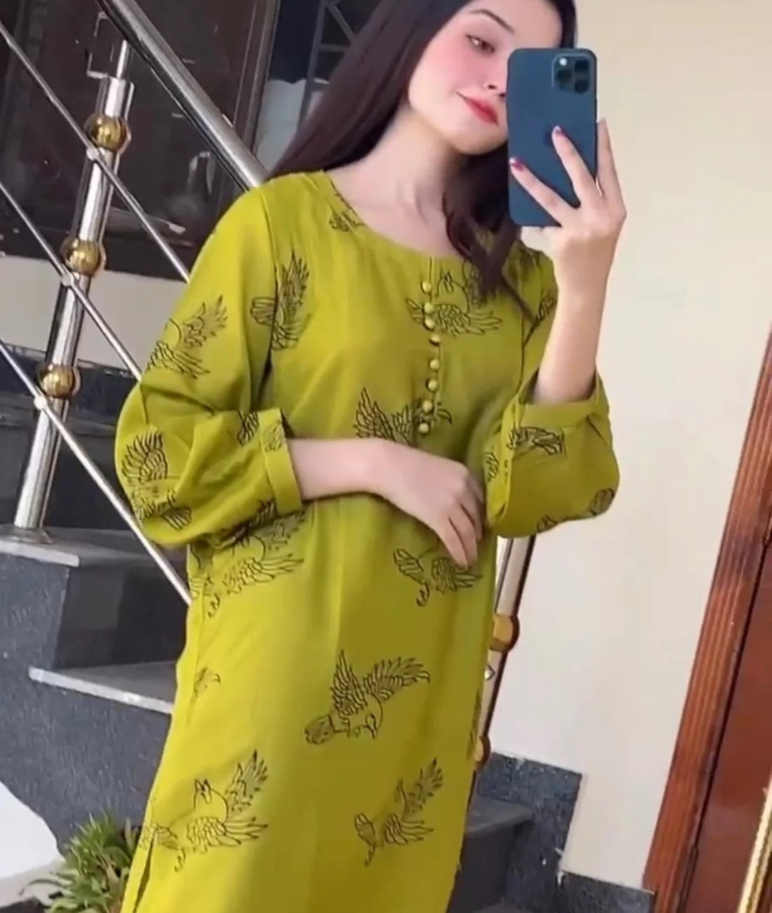 Bird printed lawn 2-piece by NAAZPOSH