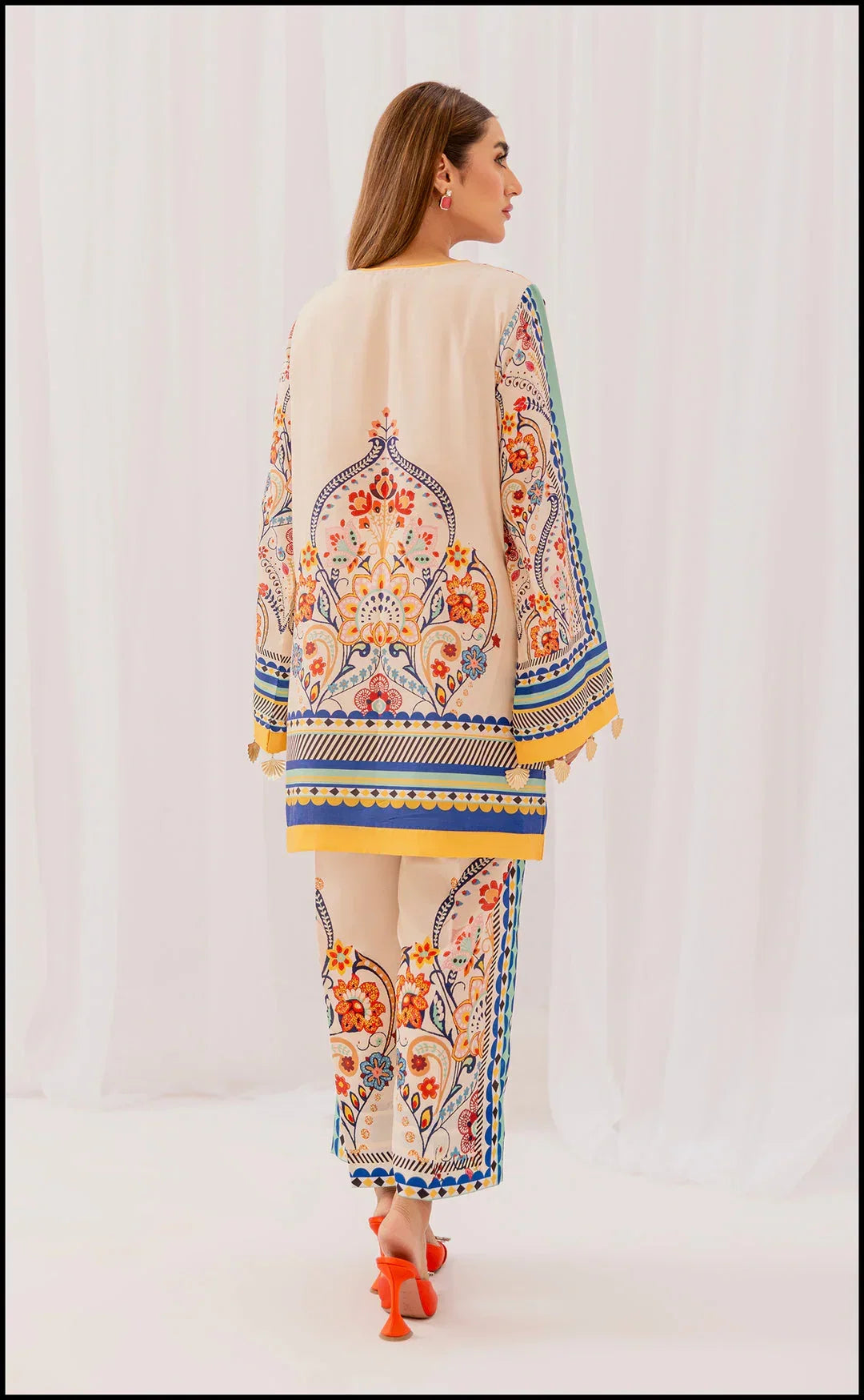 Lilly digital silk 2-piece by NAAZPOSH