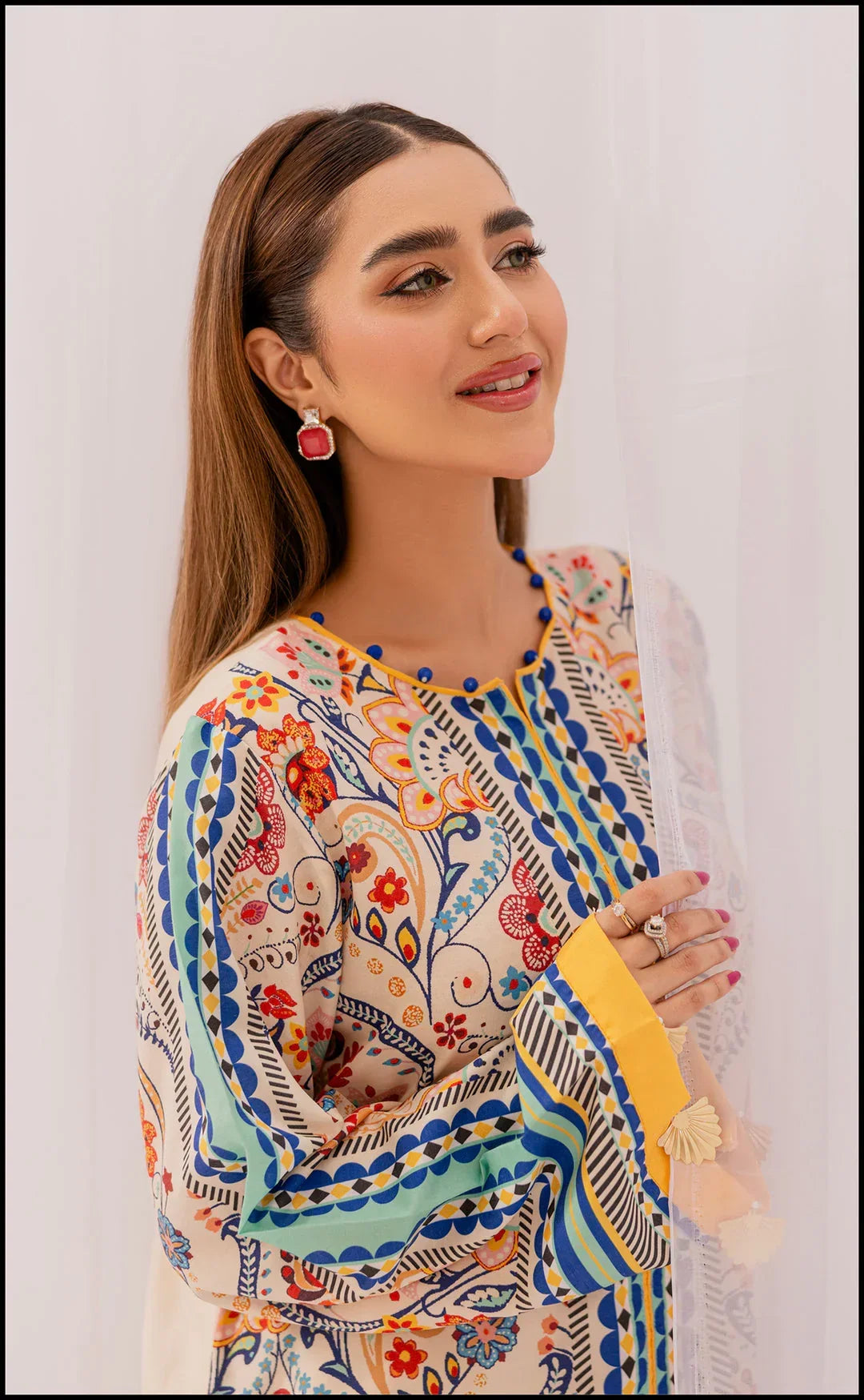 Lilly digital silk 2-piece by NAAZPOSH