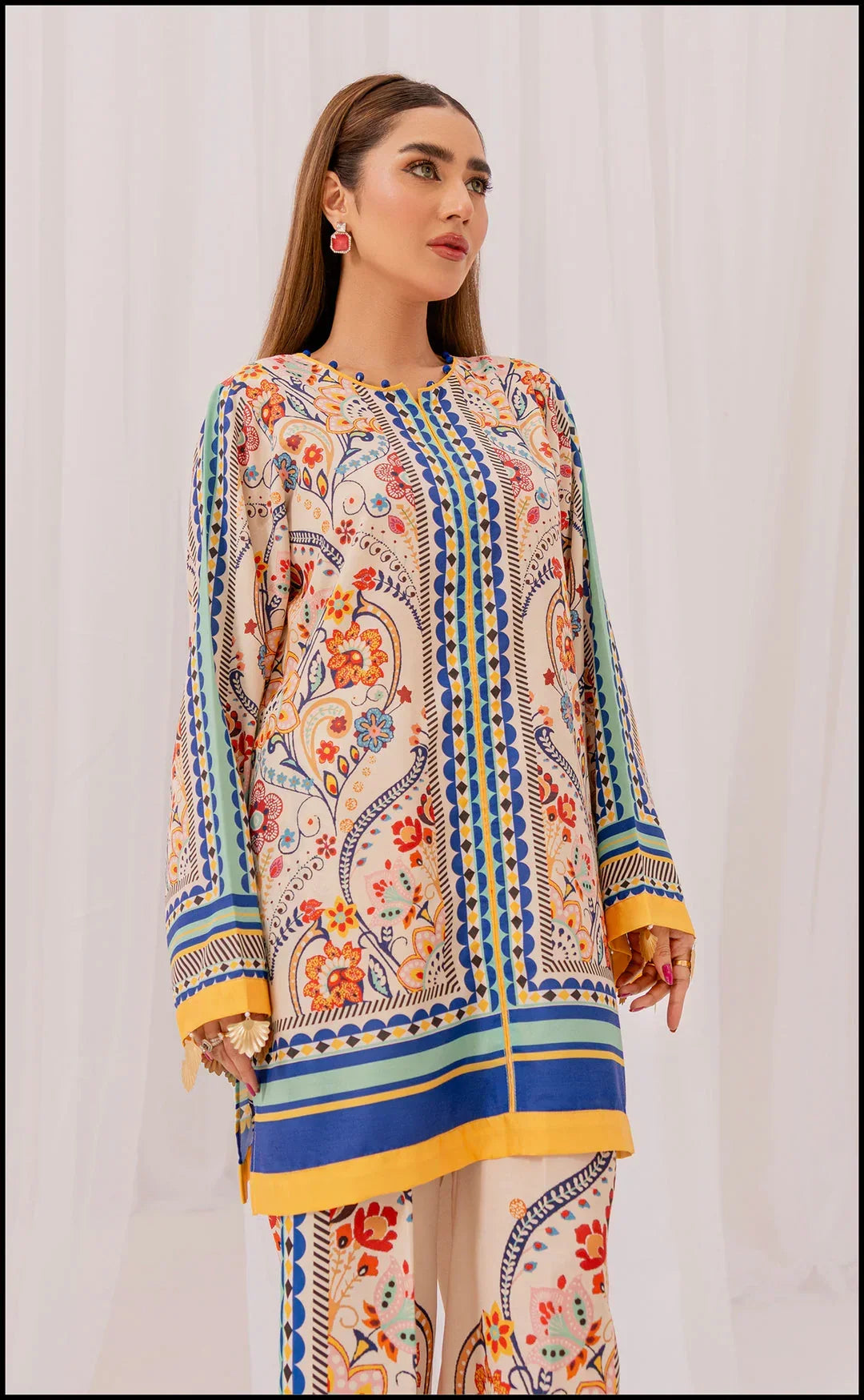 Lilly digital silk 2-piece by NAAZPOSH