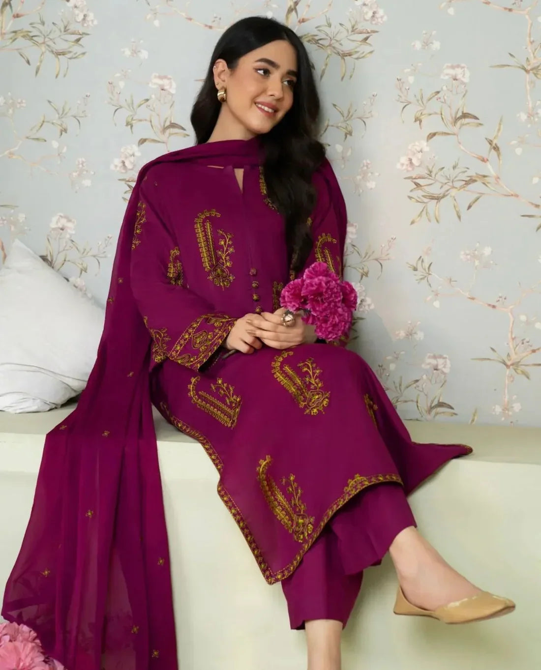 Nooray dhanak 2-piece by NAAZPOSH