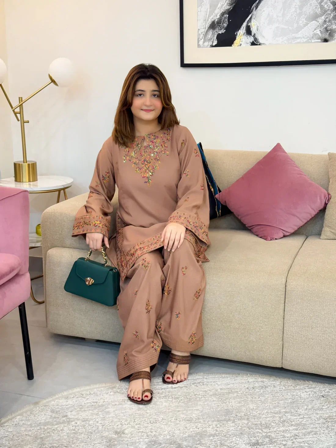 Mahpara embroidered cotton 2-piece by NAAZPOSH