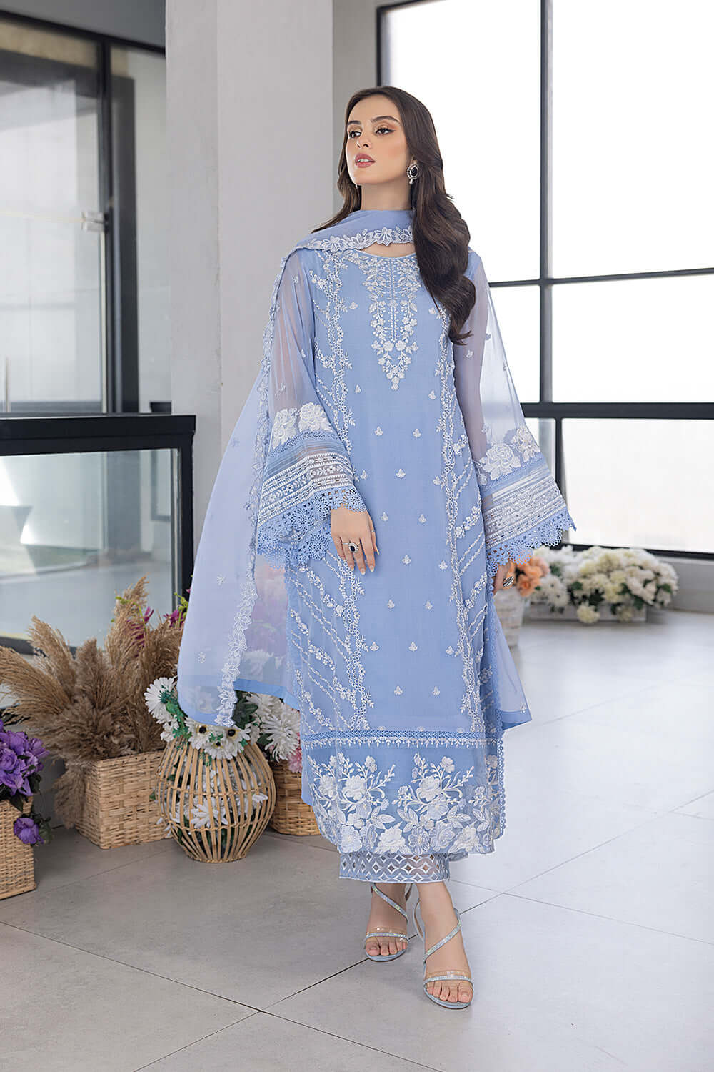 Anchal organza 3-piece by NAAZPOSH