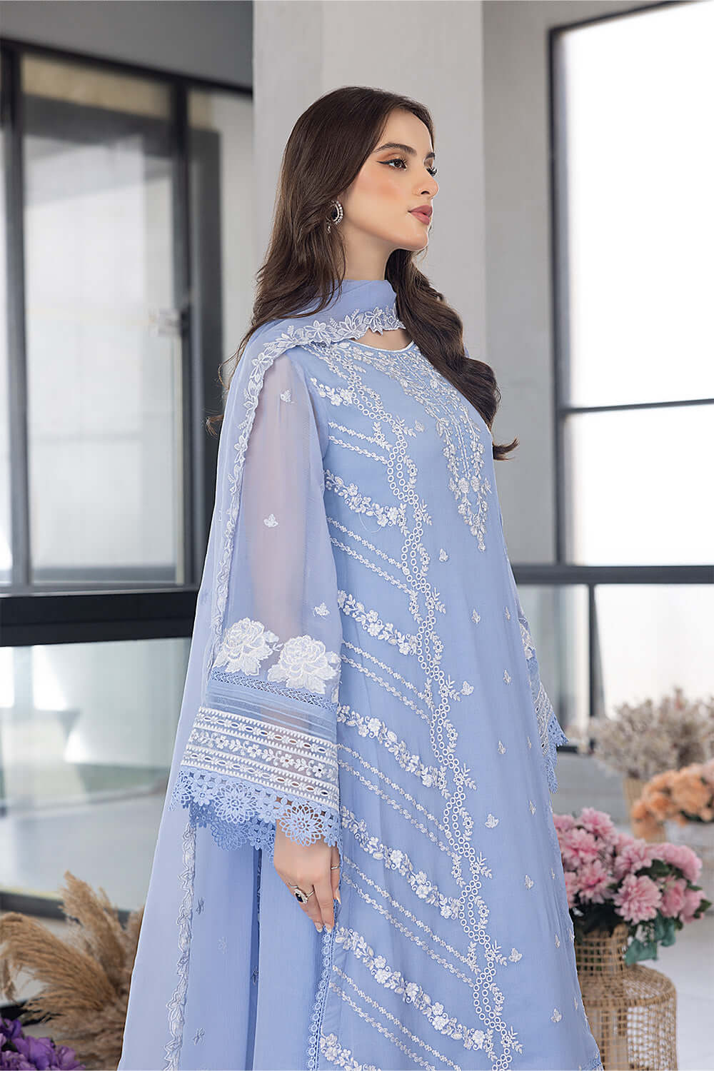 Anchal organza 3-piece by NAAZPOSH