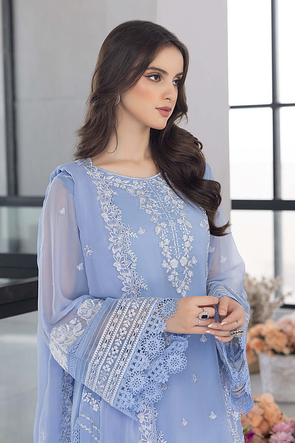 Anchal organza 3-piece by NAAZPOSH