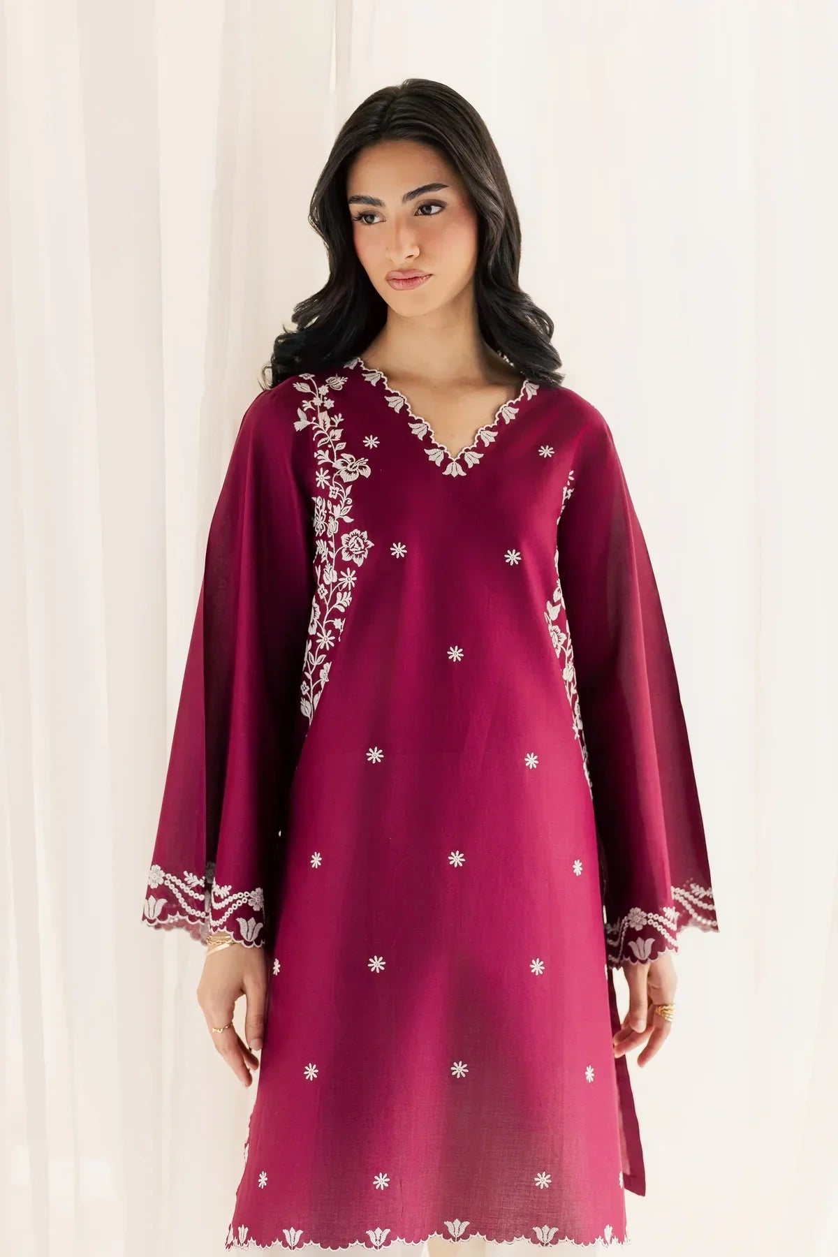 Alicaa embroidered cotton 2-piece by NAAZPOSH
