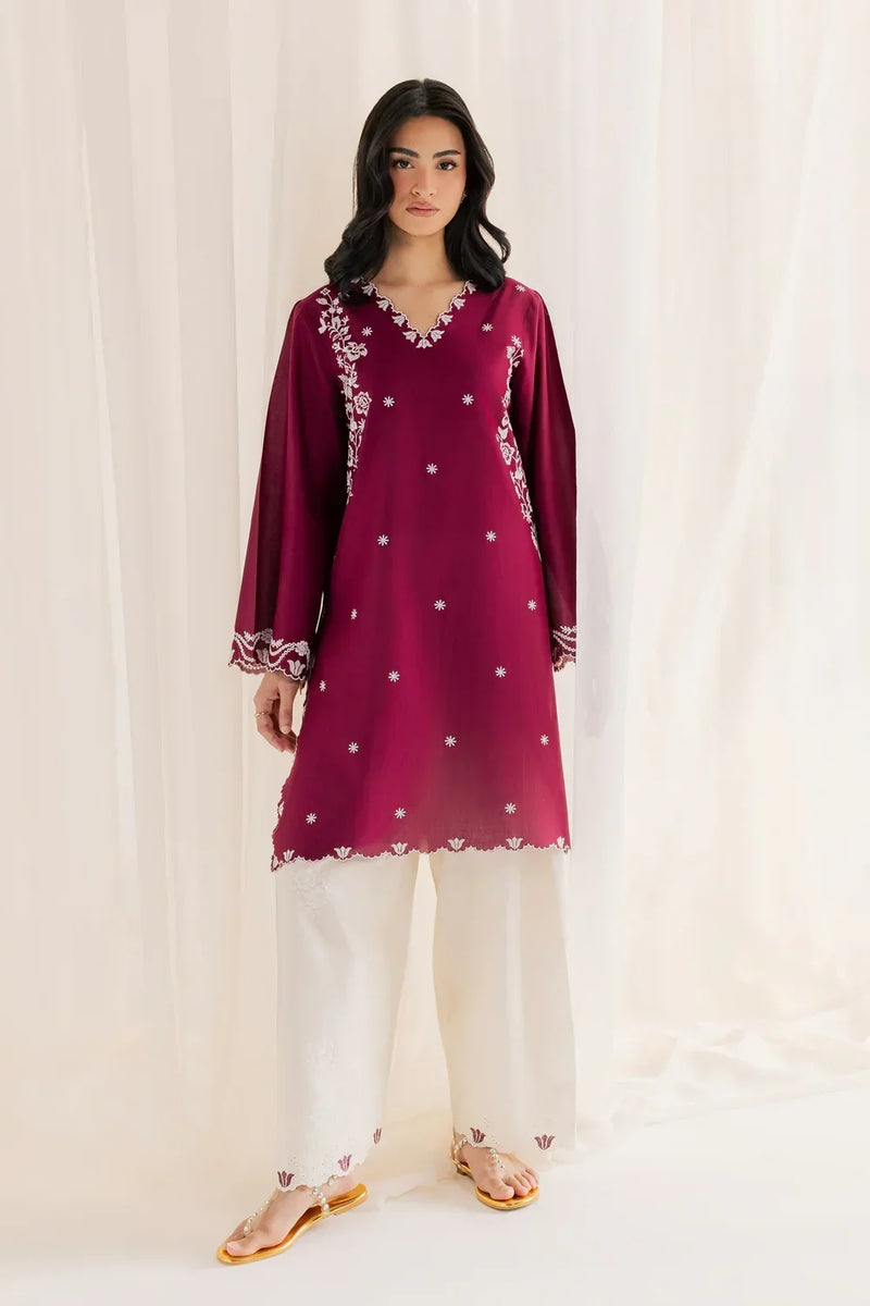 Alicaa | Embroidered Cotton 2-Piece