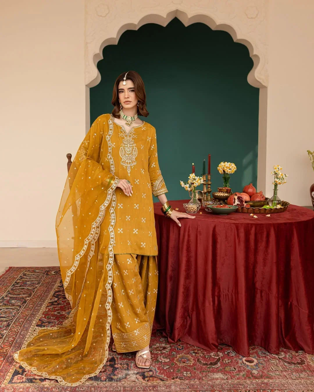 Aroosh cotton 3-piece by NAAZPOSH