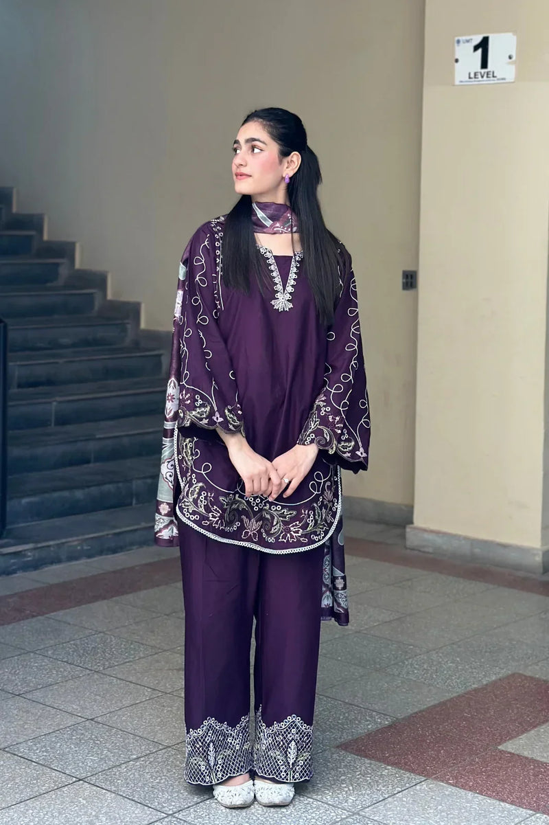 Sawera | Embroidered Lawn 3-Piece