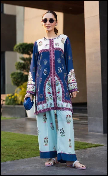 Sky silky lawn 2-piece by NAAZPOSH