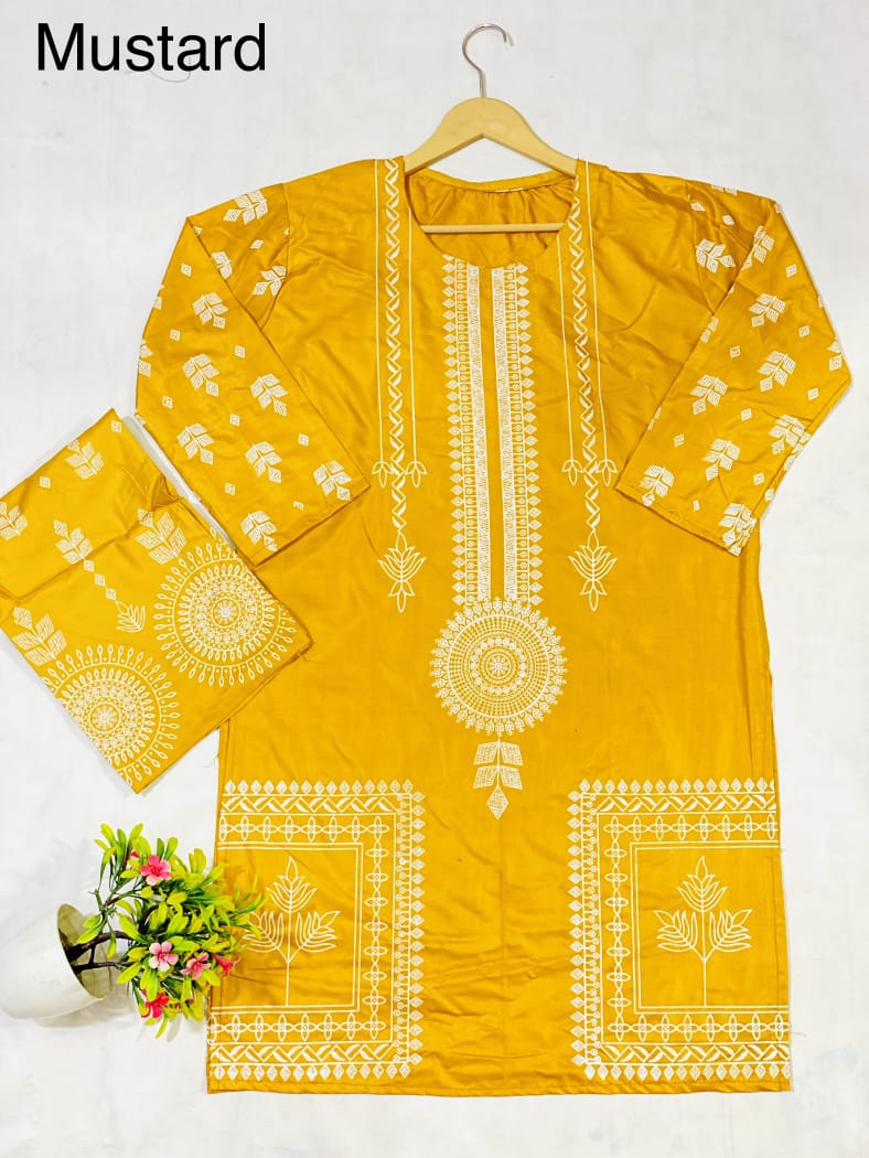 Rangeen printed lawn 2-piece by NAAZPOSH