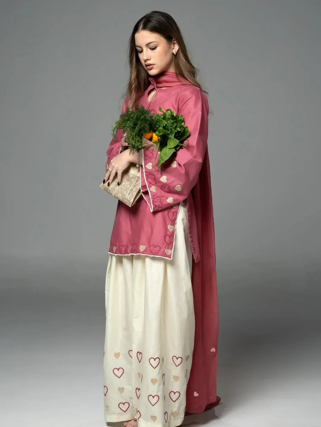 Zebaa embroidered cotton 3-piece by NAAZPOSH