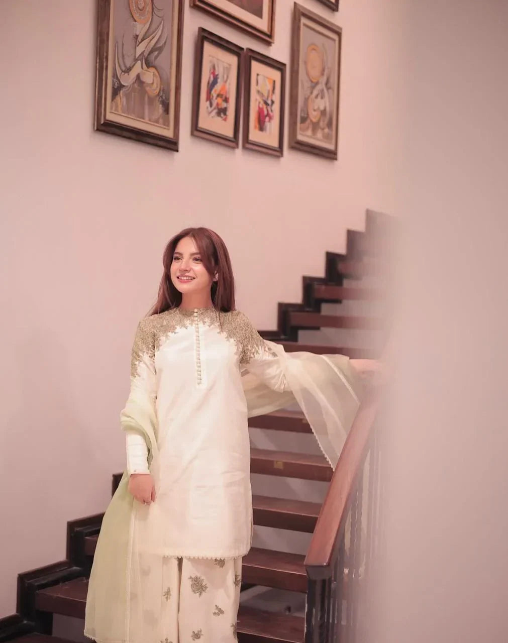 Casper embroidered cotton 3-piece by NAAZPOSH