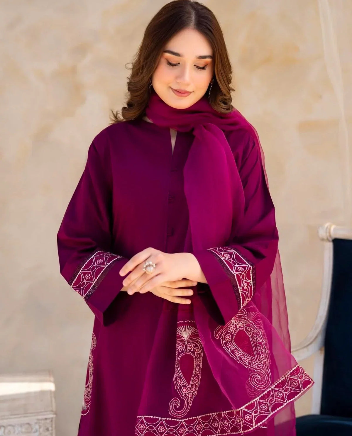 Calico linen 3-piece by NAAZPOSH