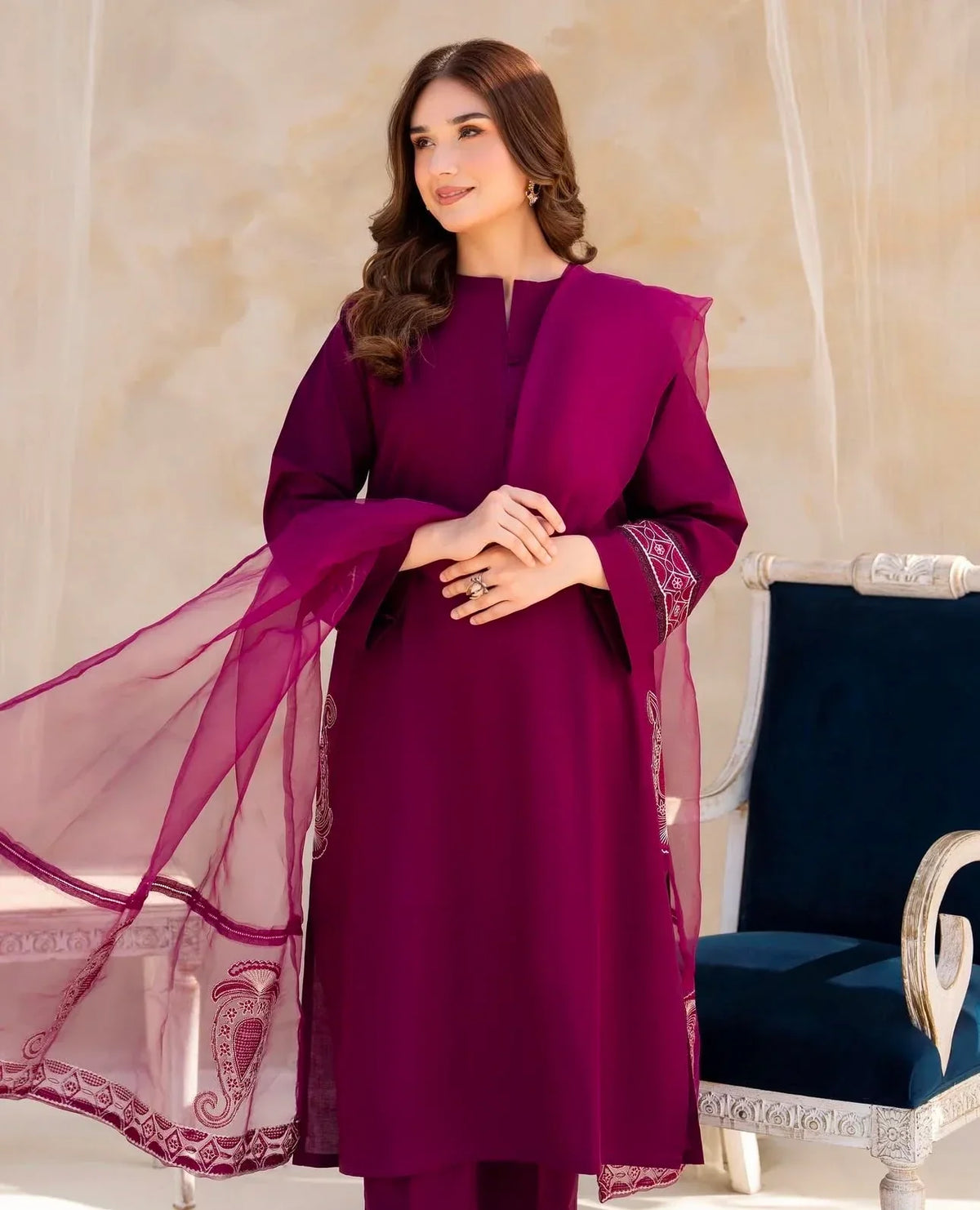 Calico linen 3-piece by NAAZPOSH