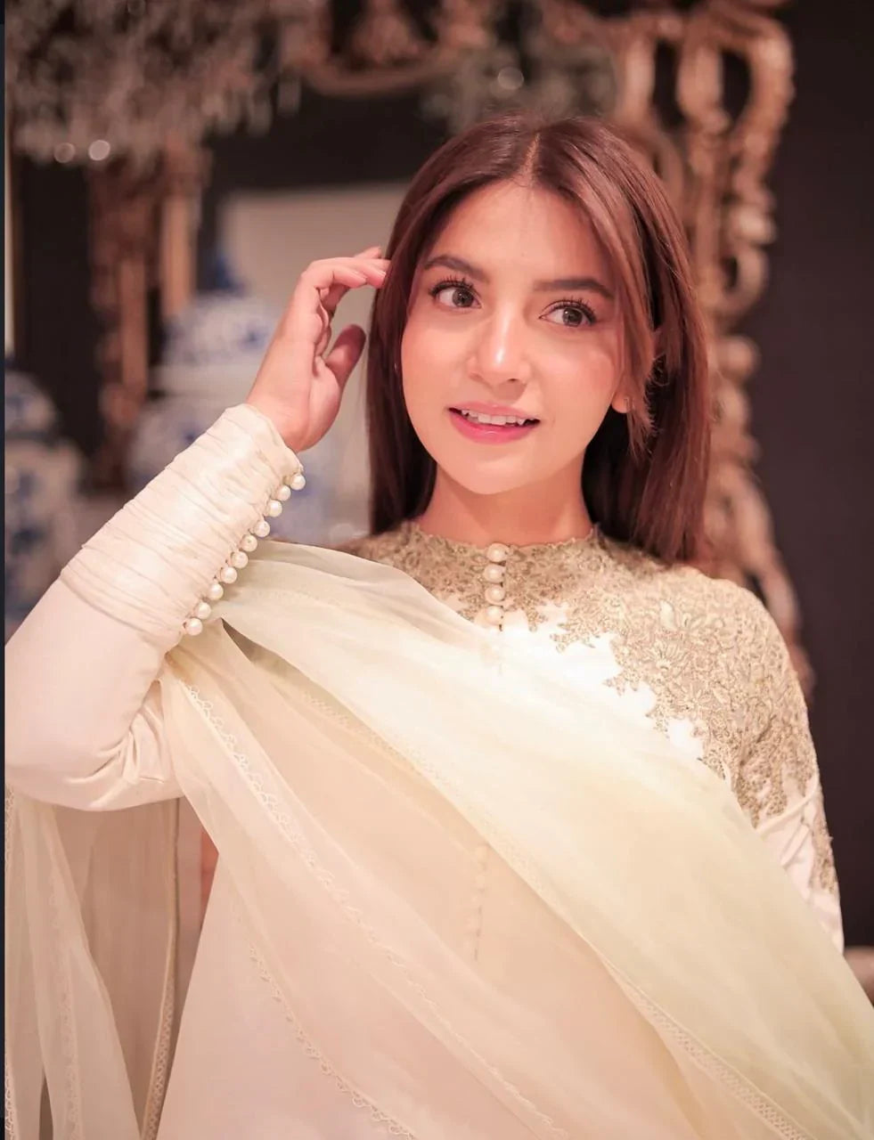 Casper embroidered cotton 3-piece by NAAZPOSH