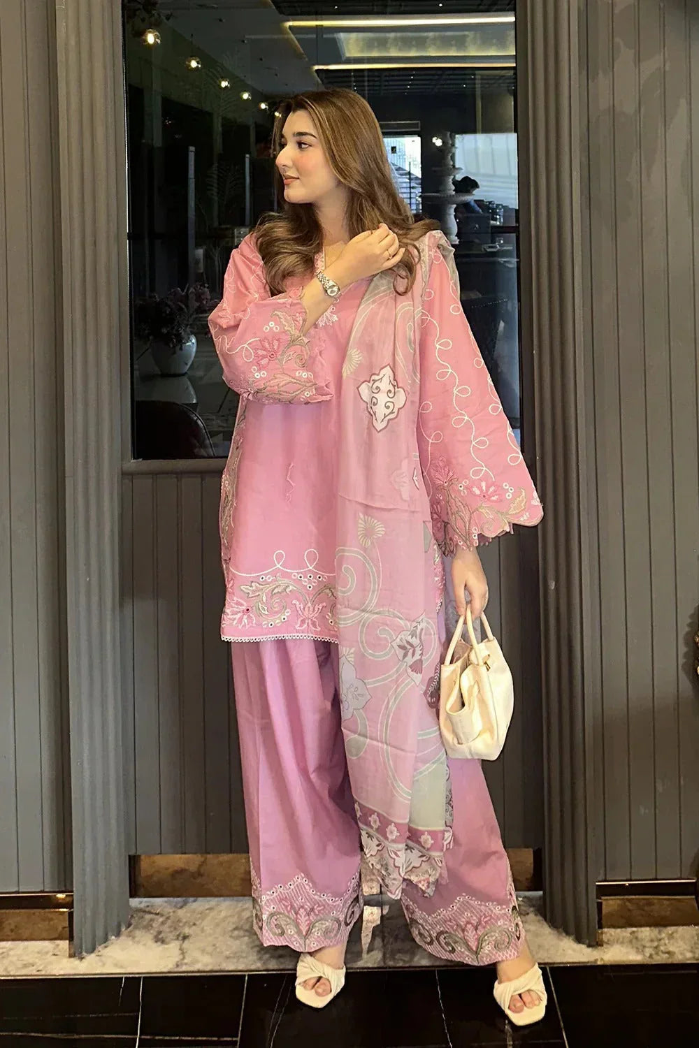 Orchid lawn 3-piece by NAAZPOSH